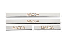 Mazda 6 2008–2012 Instaplijsten Carmos (set van 4, RVS) V-3 foto 1