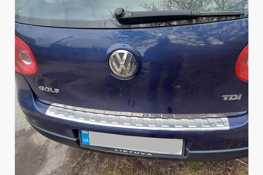 Volkswagen Golf 5 2003–2009 Kofferbakrand (RVS) OmsaLine - Italiaans roestvrij staal Foto 5