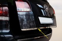 Volkswagen Touareg 2002–2010 Chroom sierlijst voor kofferklep Carmos - Turks staal foto 1