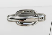 Audi A5 2007–2015 RVS deurgreep covers met knoppen (4 stuks) foto 4
