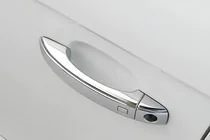 Audi A5 2007–2015 RVS deurgreep covers met knoppen (4 stuks) foto 1