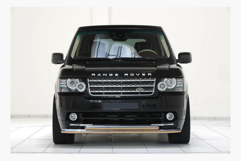 Range Rover III L322 2002–2012 Voorbeschermbeugel ST014 (RVS) Image