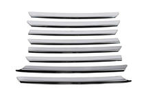 Volkswagen T4 Transporter 1990–2003 RVS sierlijsten voor grille Kosoyu kapot (8 stuks) Carmos - Turks staal foto 5