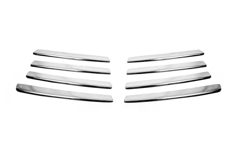 Volkswagen T4 Transporter 1990–2003 RVS sierlijsten voor grille Kosoyu kapot (8 stuks) OmsaLine - Italiaans roestvrij staal Foto 2