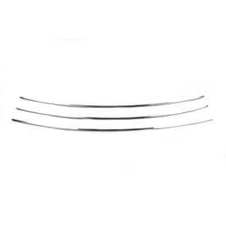 Sierlijsten voor bumperrooster (rechte motorkap) (3 stuks, RVS) Volkswagen T4 Caravelle/Multivan 1990–2003 foto 3