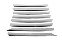 Volkswagen T4 Caravelle/Multivan 1990–2003 Grille sierlijsten rechte motorkap (8 stuks, RVS) foto 3