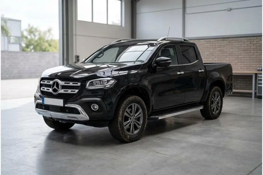 Mercedes X-klasse 2017–2020 BlackLine zijsteps (2 stuks, aluminium) Image