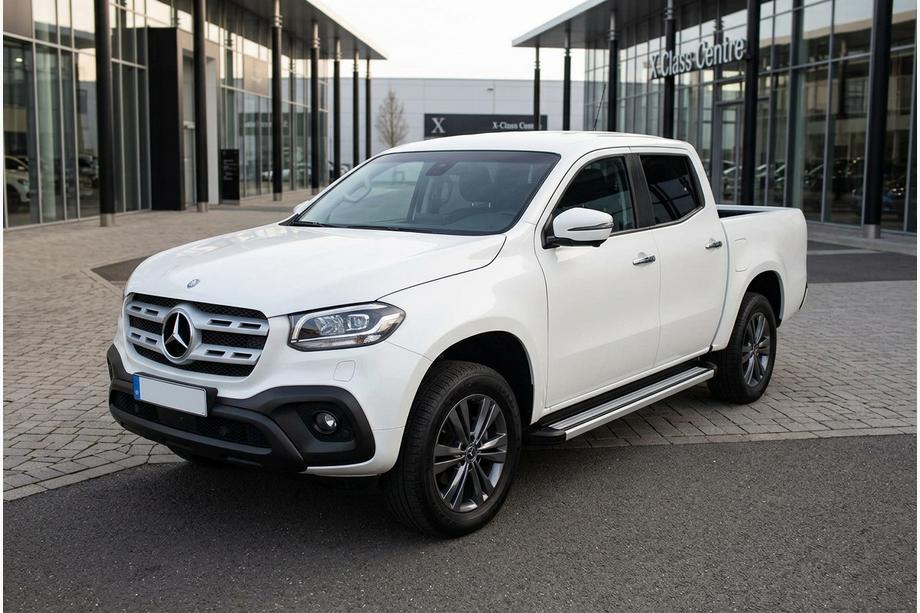 Mercedes X-klasse 2017–2020 Zijtreden Maya V4 (2 stuks, aluminium) Image