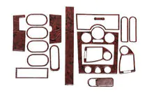 Renault Megane II 2004–2009 Dashboard sierlijsten 17-delige set (Meric, Turkije) Houtlook foto 3