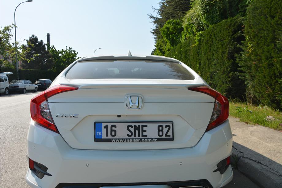 Honda Civic Sedan X 2016–2021 Anatomic spoiler (spuitklaar) Foto 4