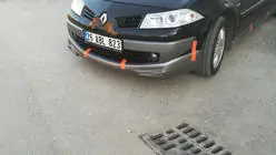 Renault Megane II 2004–2009 Voorbumper lip (front splitter) 2006-2009 (spuitklaar) foto 2