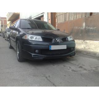 Voorbumper lip (front splitter) 2006-2009 (spuitklaar) Renault Megane II 2004–2009 foto 1