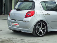 Renault Clio III 2005–2012 Achterbumper diffuser V1 (spuitklaar) foto 2