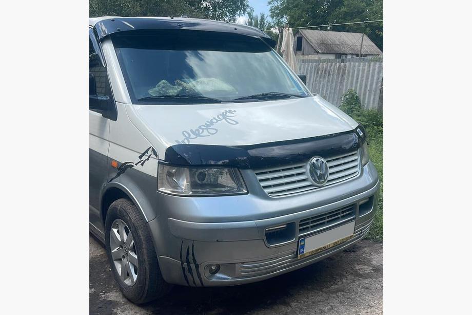 Volkswagen T6 2015–2024 Voorruitvizier (zwart hoogglans, 5 mm) Image