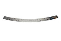 Volkswagen Caddy 2004–2010 Rechte achterbumper beschermlijst (met zwarte stippen, RVS) foto 2