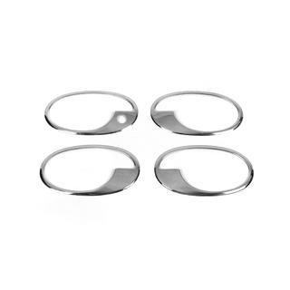 Chroom deurgreepomlijsting (set 4 stuks, RVS) foto 2