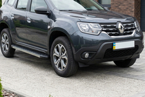 Dacia Duster 2018–2024 DURU side steps (2 stuks, aluminium) foto 1