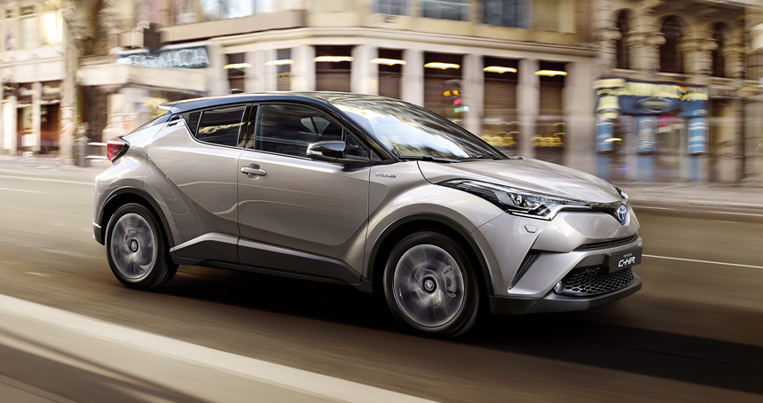 Compacte Toyota C-HR stads-crossover
