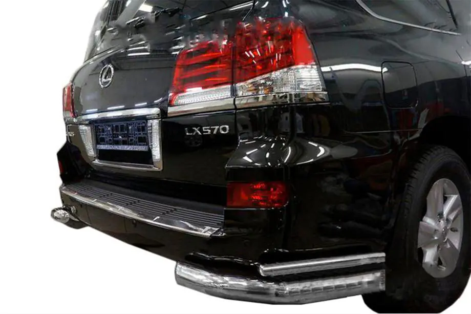 Lexus LX570/450d 2008–2022 Dubbele achterhoekstukken (RVS) Image
