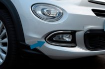 Fiat 500X 2014–2024 RVS sierlijsten voor mistlampen foto 1