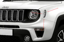 Jeep Renegade 2014– Chroom afdekkappen voor zijknipperlichten (2 stuks, RVS) foto 1