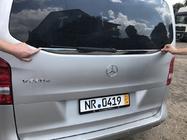 Mercedes Vito/V-klasse W447 2014– Sierlijst achterruit (kleine ruit) (RVS) Carmos - Turks staal foto 5
