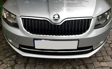 Skoda Octavia III A7 2013–2019 RVS beschermstrip voorbumper 13-17 Carmos - Turks staal foto 5