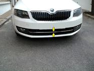 Skoda Octavia III A7 2013–2019 RVS beschermstrip voorbumper 13-17 Carmos - Turks staal foto 1