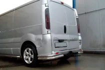 Nissan Primastar 2002–2014 Achterhoeken AK003-Подвійний (RVS) foto 2