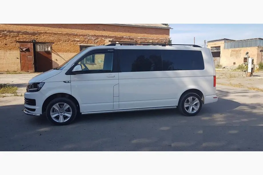 Volkswagen T6 2015–2024 Voorbumperbescherming ST008 (RVS) Foto 2
