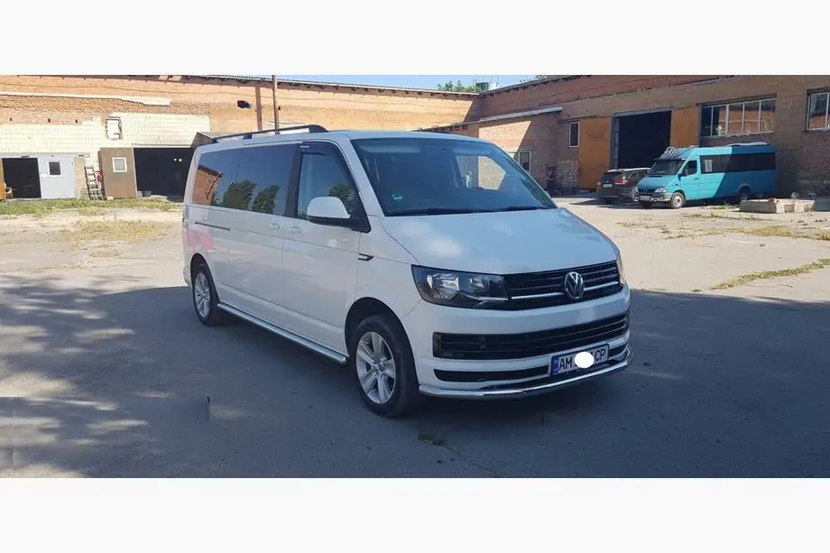 Volkswagen T6 2015–2024 Voorbumperbescherming ST008 (RVS) Foto 3