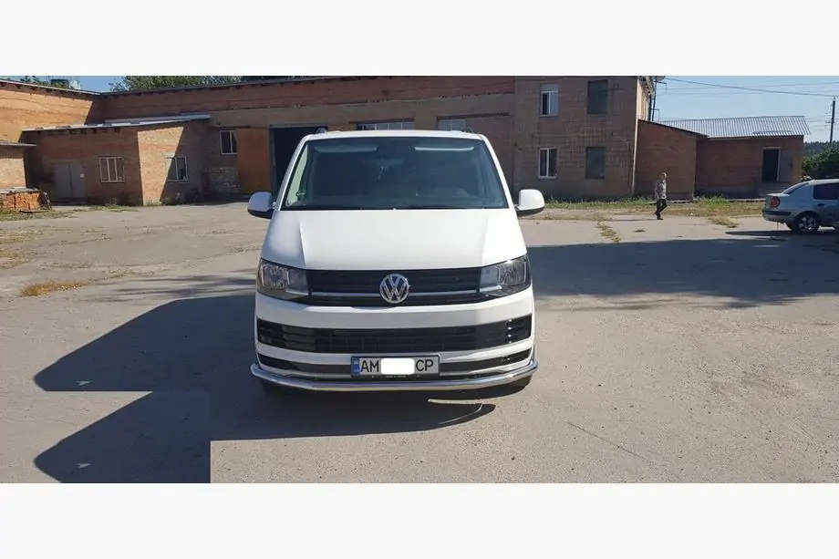 Volkswagen T6 2015–2024 Voorbumperbescherming ST008 (RVS) Foto 4