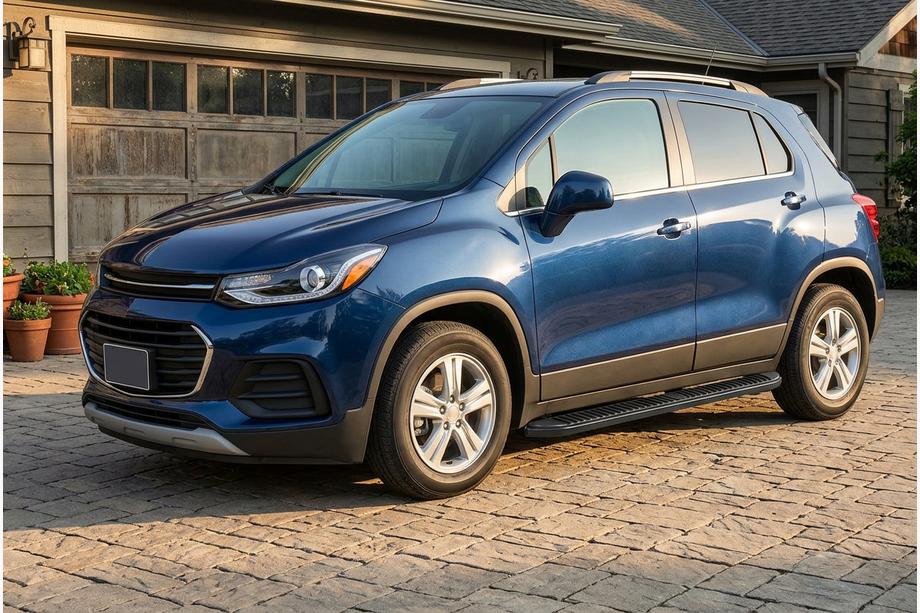 Chevrolet Trax 2012–2023 Side steps Tayga Black (2 stuks, aluminium) Image