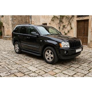 Side steps Tayga Black (2 stuks, aluminium) Jeep Grand Cherokee WK 2004–2010 foto 1