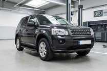 Land Rover Freelander II 2006–2014 Side steps Tayga Black (2 stuks, aluminium) foto 1