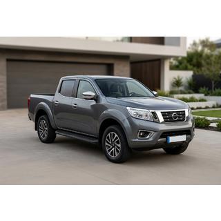 Side steps Tayga Black (2 stuks, aluminium) Nissan Navara/NP300 2016– foto 1