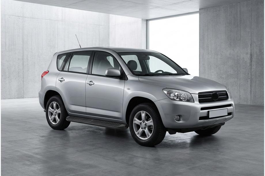 Toyota Rav 4 2006–2013 Side steps Tayga Black (2 stuks, aluminium) Image