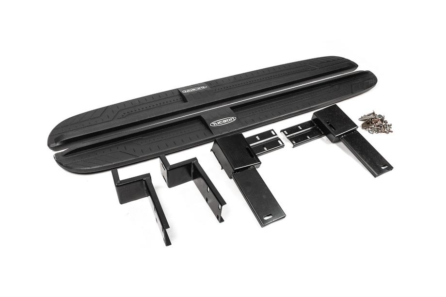 Hyundai Tucson JM 2004– OEM zijtreden (set 2 stuks, aluminium) Image