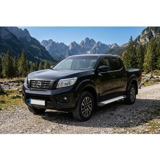 Zijsteps Allmond Grey (2 stuks, aluminium) Nissan Navara/NP300 2016– foto 1