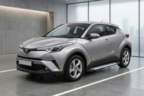 Toyota C-HR 2016–2023 Side steps Line (2 st., aluminium) foto 1