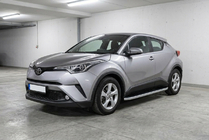 Toyota C-HR 2016–2023 Side steps Tayga Grey (2 stuks, aluminium) foto 1
