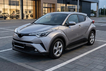 Toyota C-HR 2016–2023 Zijstappen Tayga Black (2 stuks, aluminium) foto 1