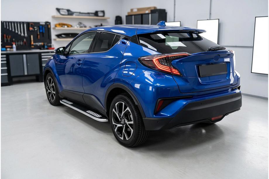 Toyota C-HR 2016–2023 Side steps Tayga V2 (2 stuks, aluminium) Image