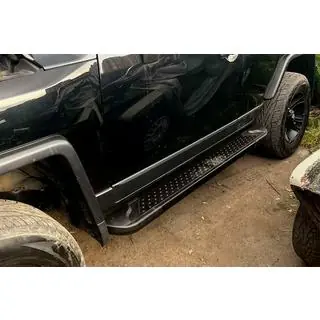 Side steps Allmond Black (2 st., aluminium)