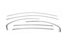 Chevrolet Captiva 2006–2019 Bovenste raamlijsten (6 stuks, RVS) foto 2