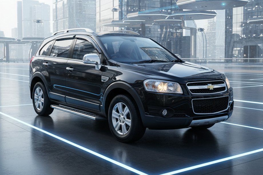 Chevrolet Captiva 2006–2019 Maydos V2 side steps (set 2 st., aluminium/RVS) Image