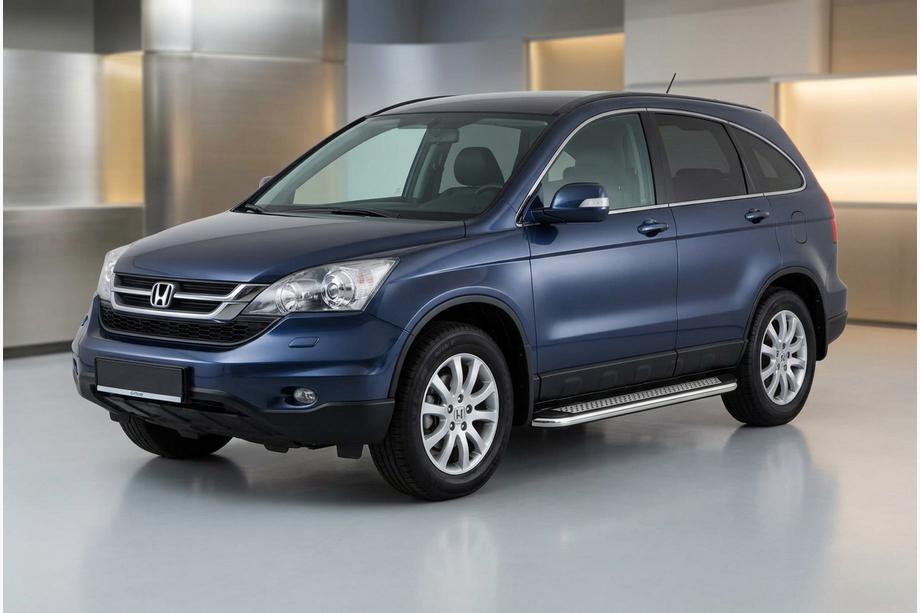 Honda CR-V 2007–2011 Zijtreden Maydos V2 (2 st., aluminium/RVS) Image