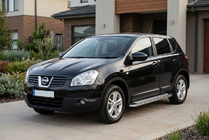 Nissan Qashqai 2007–2010 Zijtreden Maydos V2 (2 st., aluminium/RVS) foto 1
