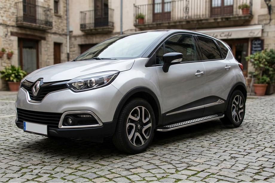 Renault Captur 2013–2019 Zijtreden Maydos V2 (2 st., aluminium/RVS) Image