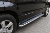 Suzuki Grand Vitara 2005–2017 Zijtreden Maydos V2 (2 st., aluminium/RVS) foto 1